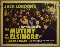 #9291 MUTINY OF THE ELSINORE Title Lobby Card 37 Jack London