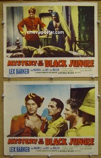 #8222 MYSTERY OF THE BLACK JUNGLE 2 LCs '53 