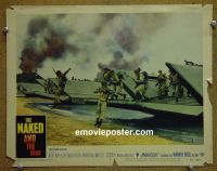 #2091 NAKED & THE DEAD lobby card #1 '58 Norman Mailer