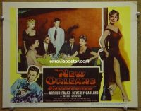 #2099 NEW ORLEANS UNCENSORED lobby card '54 Garland