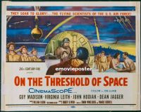C432 ON THE THRESHOLD OF SPACE title lobby card 56 Air Force!