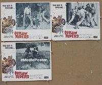 #360 OUTLAW RIDERS 3 LCs '71 tough bikers! 