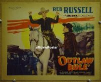 #025 OUTLAW RULE TC '35 Reb Russell, western 