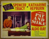 #2158 PAT & MIKE lobby card #2 '52 Tracy & Hepburn