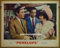 #2164 PENELOPE lobby card #2 '66 Natalie Wood, Falk