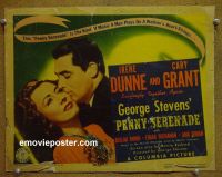 #9313 PENNY SERENADE Title Lobby Card '41 Dunne, Grant