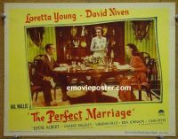 #2167 PERFECT MARRIAGE lobby card #7 '46 Loretta Young