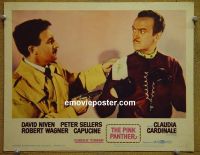 #2175 PINK PANTHER lobby card #2 '64 Sellers, Niven