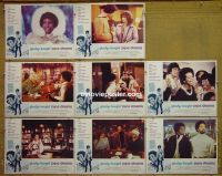 #1082 PIPE DREAMS 8 lobby cards '76 Gladys Knight
