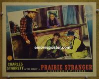 #2186 PRAIRIE STRANGER lobby card '41 Charles Starrett