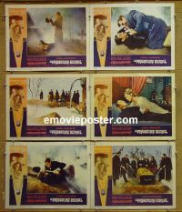 #1143 PREMATURE BURIAL 6 lobby cards '62 Ray Milland