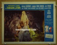 #2192 PRIVATE LIVES OF ADAM & EVE lobby card #4 '60