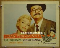 #2200 PUBLIC PIGEON NO 1 lobby card #5 '56 Red Skelton