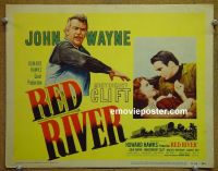 #9336 RED RIVER Title Lobby Card R52 John Wayne, Clift