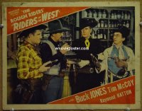 #8434 RIDERS OF THE WEST LC '42 Buck Jones 