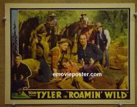 #2248 ROAMIN' WILD lobby card '36 Tom Tyler, western