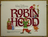 #9345 ROBIN HOOD Title Lobby Card R82 Walt Disney