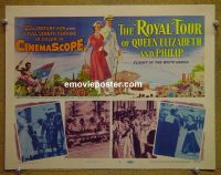 #9350 ROYAL TOUR OF QUEEN ELIZABETH & PHILIP Title Lobby Cards