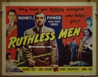 #5291 RUTHLESS MEN TC R53 film noir 