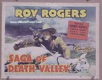 #8477 SAGA OF DEATH VALLEY LC '40 Roy Rogers 