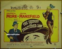 #9368 SHERIFF OF FRACTURED JAW Title Lobby Card '59Mansfield