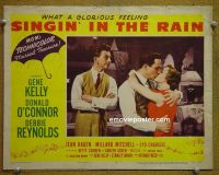 #2312 SINGIN' IN THE RAIN lobby card #5 '52 Gene Kelly