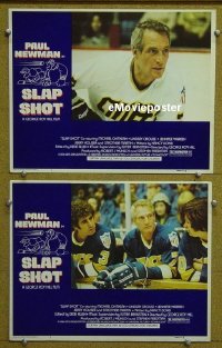 #445 SLAP SHOT 2 LCs '77 Paul Newman, hockey 