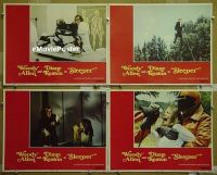 #1180 SLEEPER 4 lobby cards '74 Woody Allen, Keaton