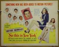#8581 SO THIS IS NEW YORK TC '48 Henry Morgan 