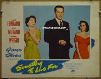 #2329 SOMETHING TO LIVE FOR lobby card #4 52 Fontaine