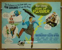 Y313 SON OF FLUBBER title lobby card '63 Walt Disney, MacMurray