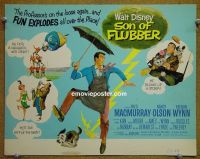 #9374 SON OF FLUBBER Title Lobby Card '63 Walt Disney