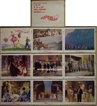 #6397 SOUND OF MUSIC 9 roadshow LCs '65 Julie Andrews, extremely rare TODD-AO roadshow set!
