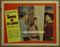 #2336 SOUTH OF ST LOUIS lobby card '49 Joel McCrea