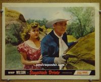 #2349 STAGECOACH DRIVER lobby card '51 Whip Wilson