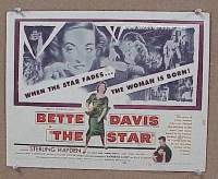 #9379 STAR Title Lobby Card '53 Bette Davis, Hayden