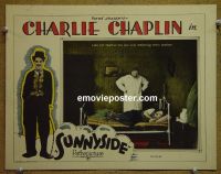 #2372 SUNNYSIDE  lobby card R27 Charlie Chaplin