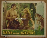 #212 TARZAN & THE AMAZONS LC '45 Weissmuller 