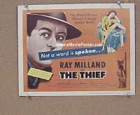 C547 THIEF title lobby card 52 Ray Milland silent film!