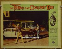 #2416 THING THAT COULDN'T DIE lobby card #4 '58 cool!