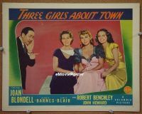 #057 3 GIRLS ABOUT TOWN LC '41 Blondell 
