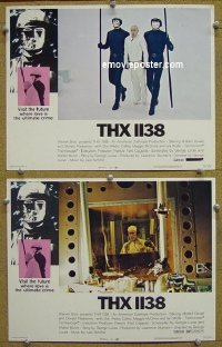 #5800 THX 1138 2 LCs '71 George Lucas, Duvall