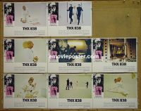 #1106 THX 1138 8 lobby cards '71 George Lucas, Duvall