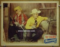 #2438 TRIGGERMAN lobby card #2 '48 Johnny Mack Brown