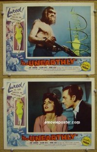 #5809 UNEARTHLY 2 LCs '57 Carradine 