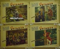 #6091 UNTAMED 4 LCs '40 Ray Milland 