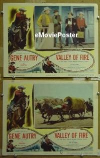 #246 VALLEY OF FIRE 2 LCs '51 Gene Autry 