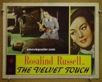 #2461 VELVET TOUCH lobby card #8 '48 Rosalind Russell