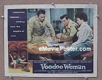 #2472 VOODOO WOMAN lobby card #2 '57 English, Conway