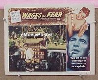 #187 WAGES OF FEAR LC #7 '55 Montand 